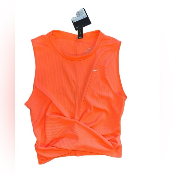 Nike Neon Orange Dri-FIT Cropped Tank – XS – NWT - Picture 1 of 3
